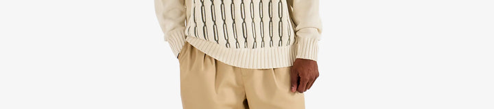 LINKS POLO SWEATER