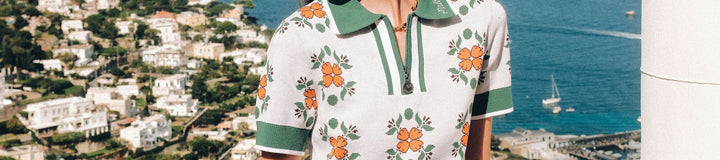 LUCIA QUARTER ZIP POLO