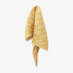 CARLYLE MONOGRAM PLEATED SCARF