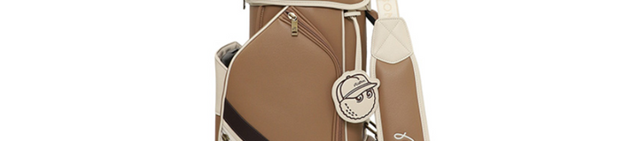 MALBON COLORBLOCK TROLLEY GOLF BAG