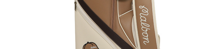 MALBON COLORBLOCK TROLLEY GOLF BAG