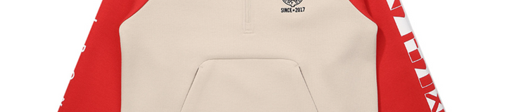 AIRY HALF ZIP-UP SWEATSHIRT