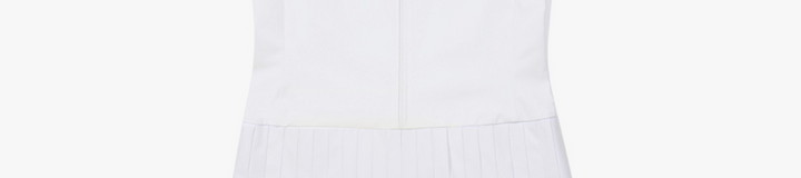 PLEATED SLEEVELESS DRESS