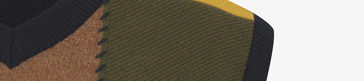 STUDIO SEOUL EDO JACQUARD KNIT VEST