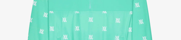 ARSHAM MONOGRAM QUARTER ZIP