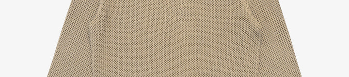 PIGMENT DYED FISHNET SWEATER