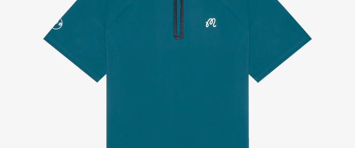 PERFORMANCE ZIP BLADE COLLAR POLO