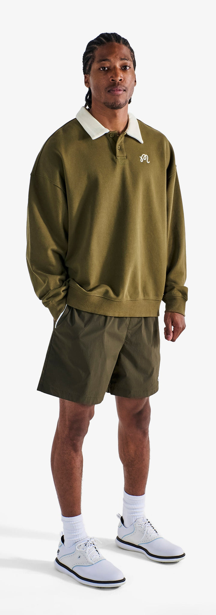 ARTIGIANALE COLLARED CREWNECK