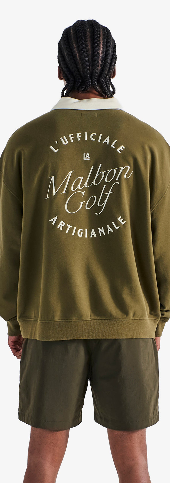 ARTIGIANALE COLLARED CREWNECK