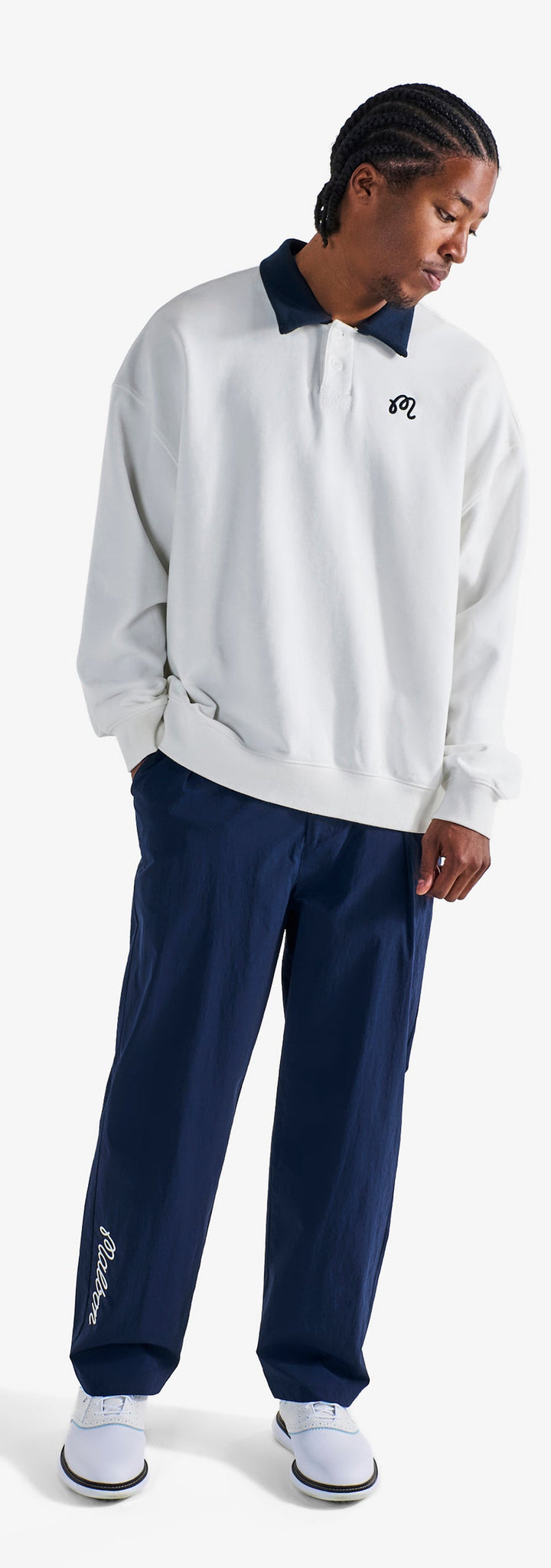 ARTIGIANALE COLLARED CREWNECK