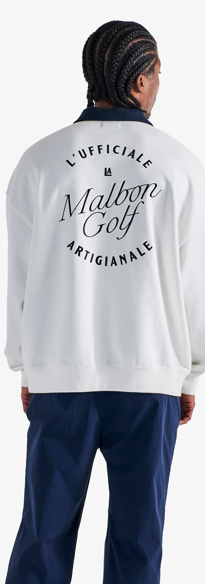 ARTIGIANALE COLLARED CREWNECK