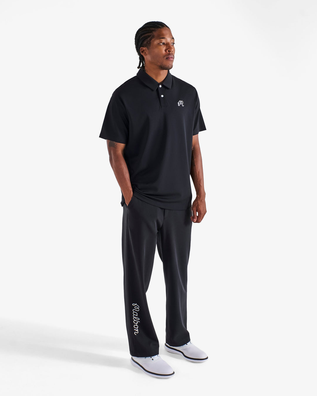 Malbon Golf Men Fairway Baldwin Polo