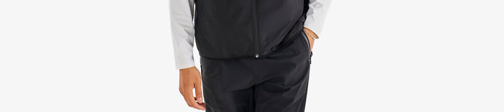 MALBON PERFORMANCE RIBBED PANEL VEST