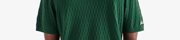 CREST KNIT POLO