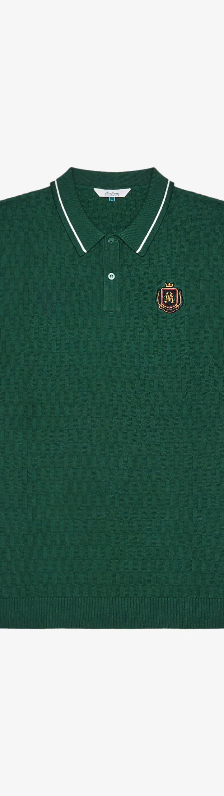 CREST KNIT POLO