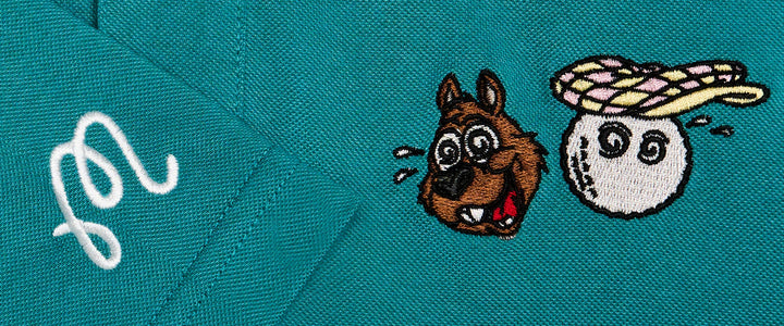 TWO MAN SCRAMBLE PIQUE POLO