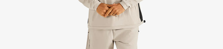 MALBON PERFORMANCE QUARTER ZIP SHELL PULLOVER