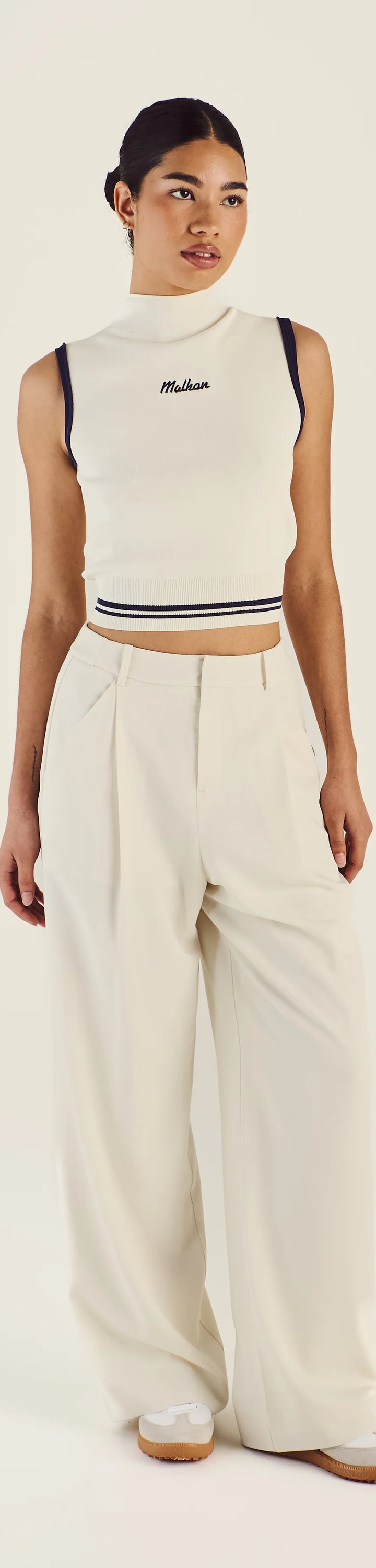 EMILIA PLEATED TROUSERS