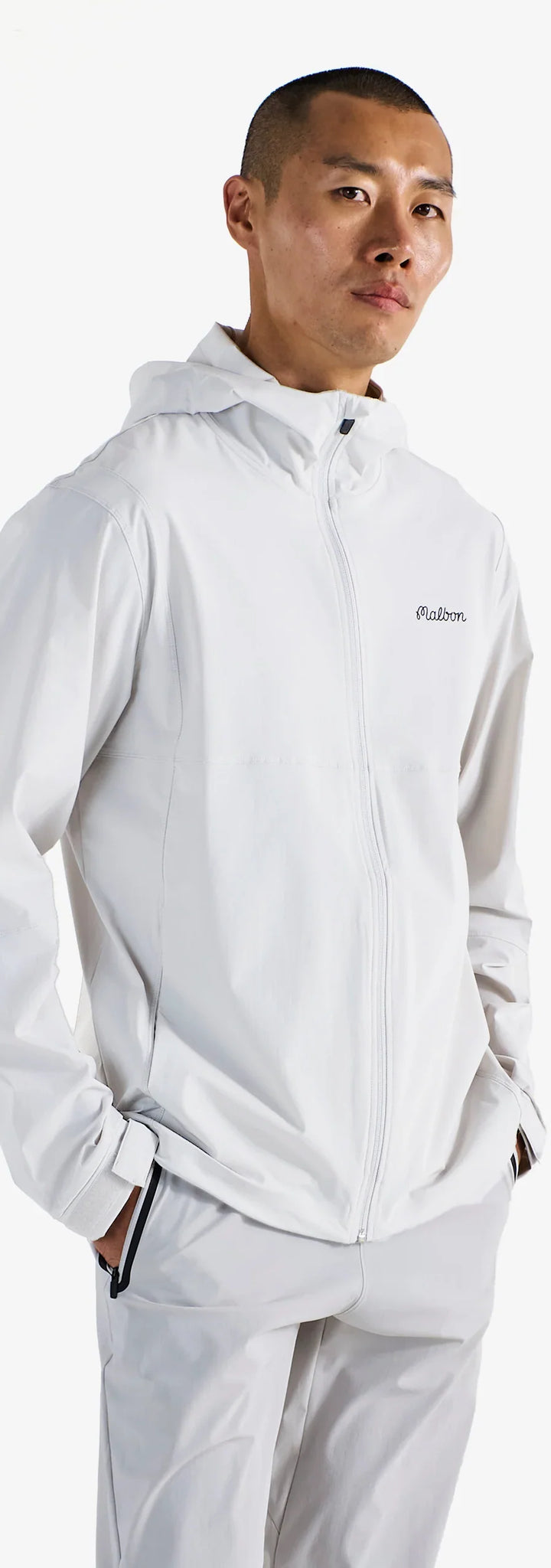 MALBON PERFORMANCE FULL ZIP SHELL JACKET