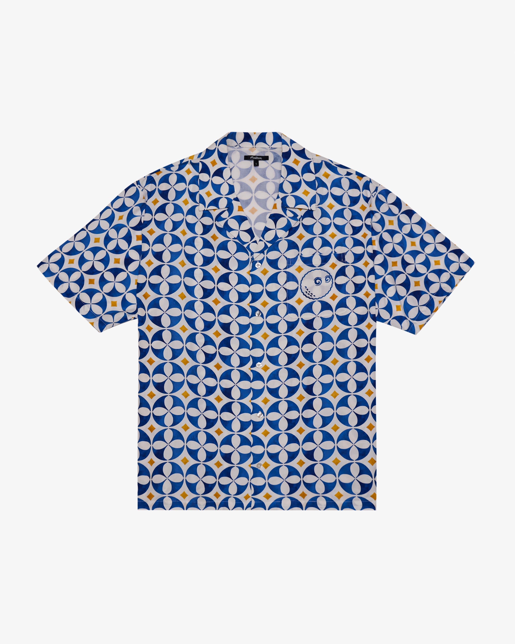 Malbon Performance Blade Collar Polo - Sand