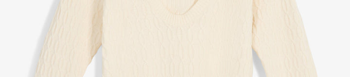 GABRIELLE CABLEKNIT SWEATER