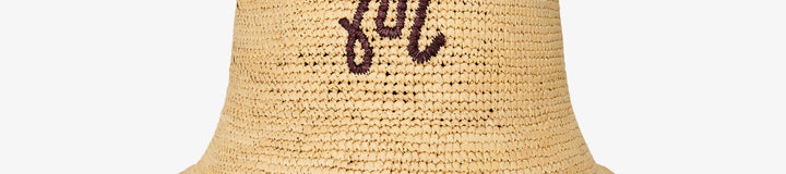 ALEJA RAFFIA BUCKET HAT