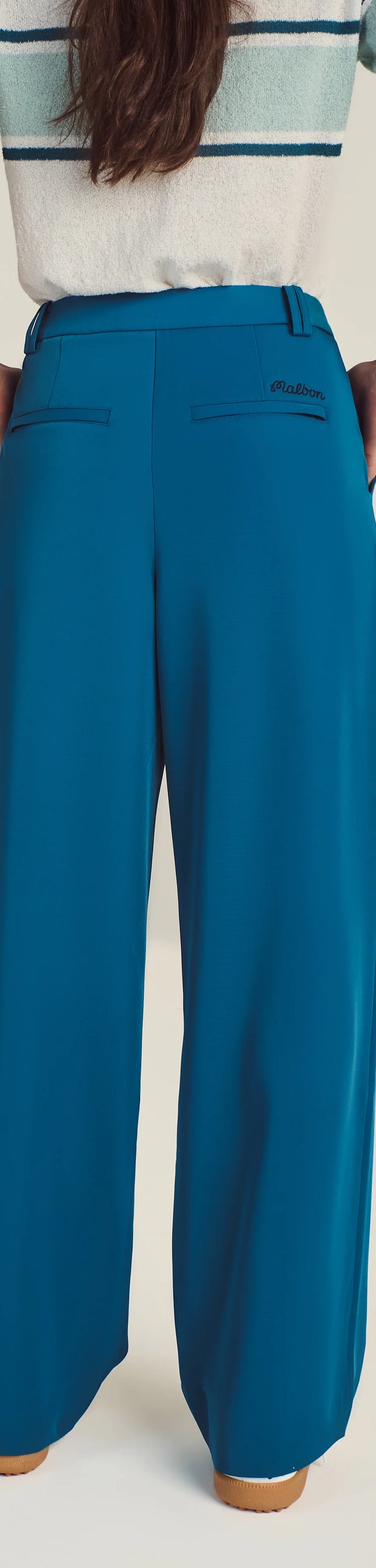 EMILIA PLEATED TROUSERS