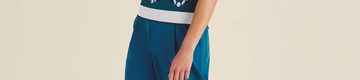 EMILIA PLEATED TROUSERS