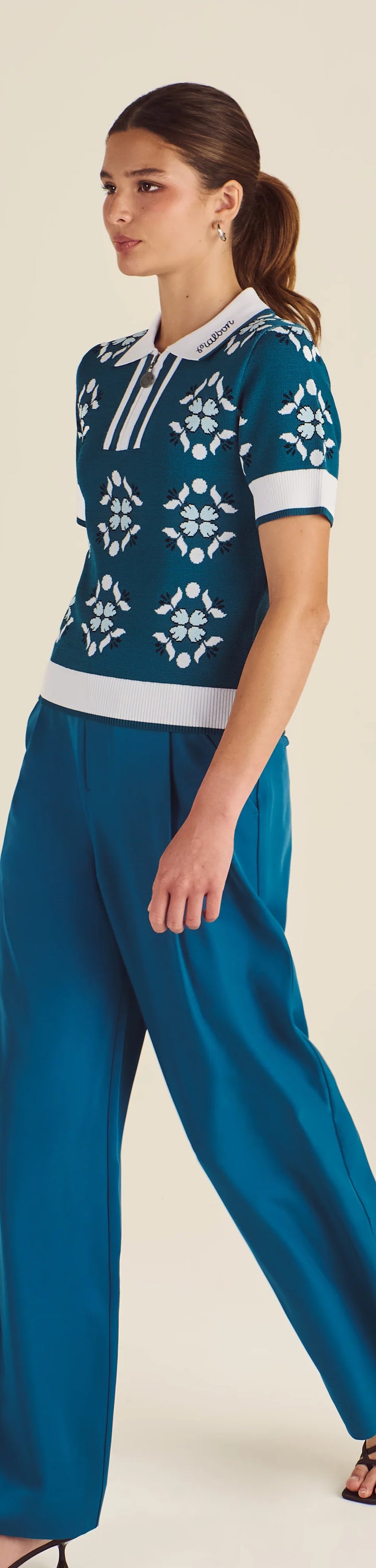 EMILIA PLEATED TROUSERS