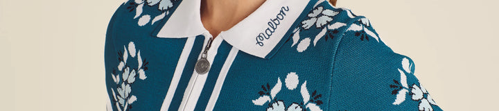 LUCIA QUARTER ZIP POLO