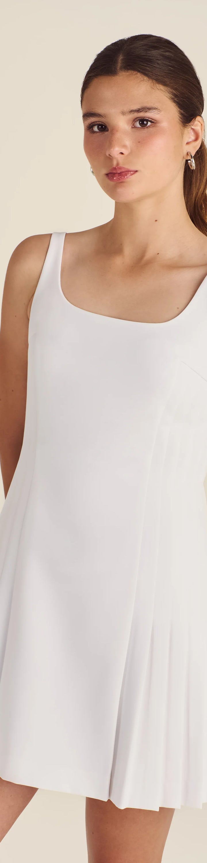 GIA PLEATED MINI DRESS