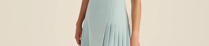 GIA PLEATED MINI DRESS