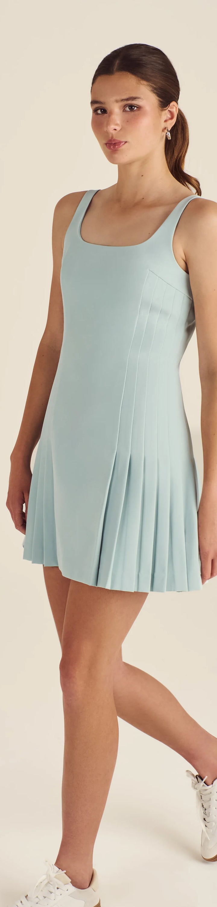 GIA PLEATED MINI DRESS
