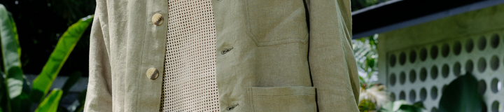 CAYMAN LINEN CHORE JACKET